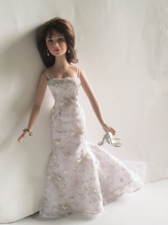 Susan Lucci Doll Limited Edition Dream Come True Porcelain in White Gown With Pearls emmy Award Winning Actress From All My Children Etsy