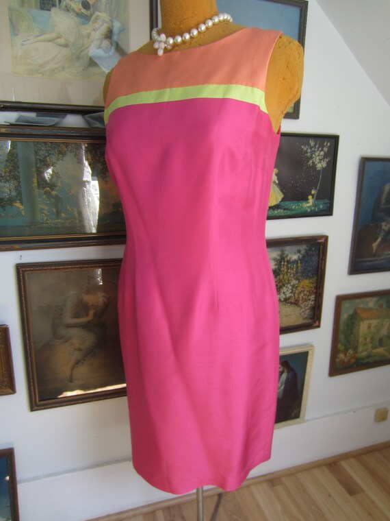 sleeveless silk shift dress Sleeveless Silk Shift Dress