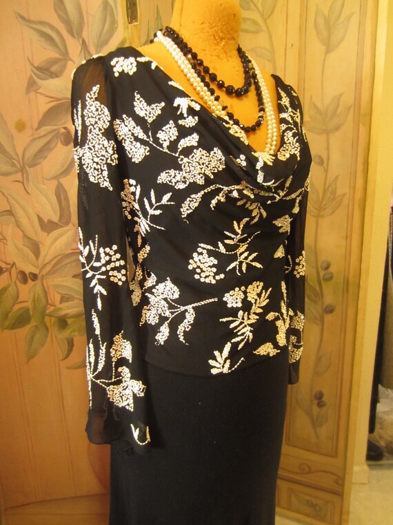 Three Sequined Blouses, Silk From India, Lot of T… - image 3
