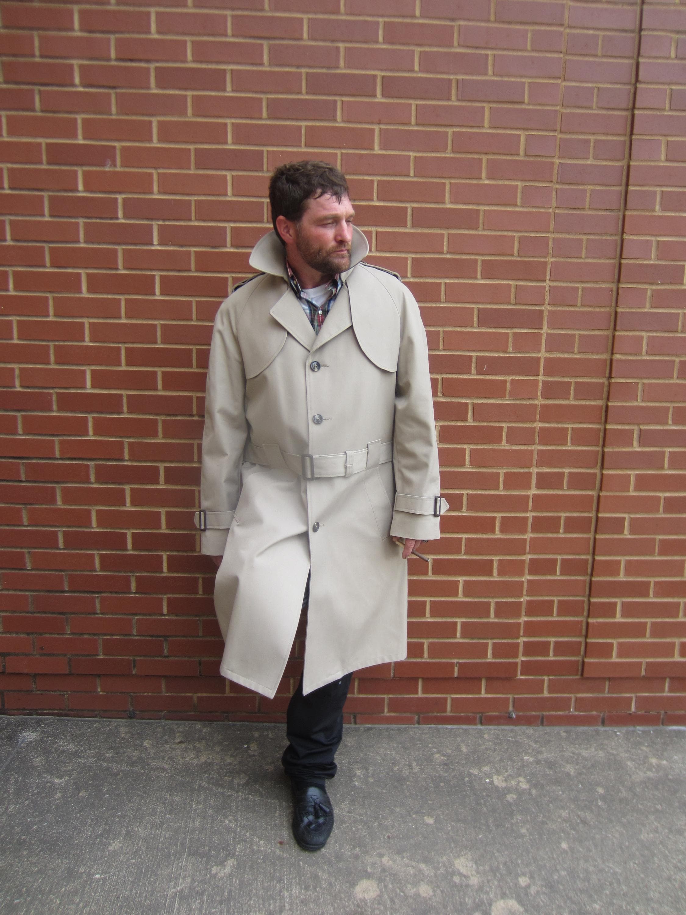 Vintage Burberry Rain Coat - Etsy