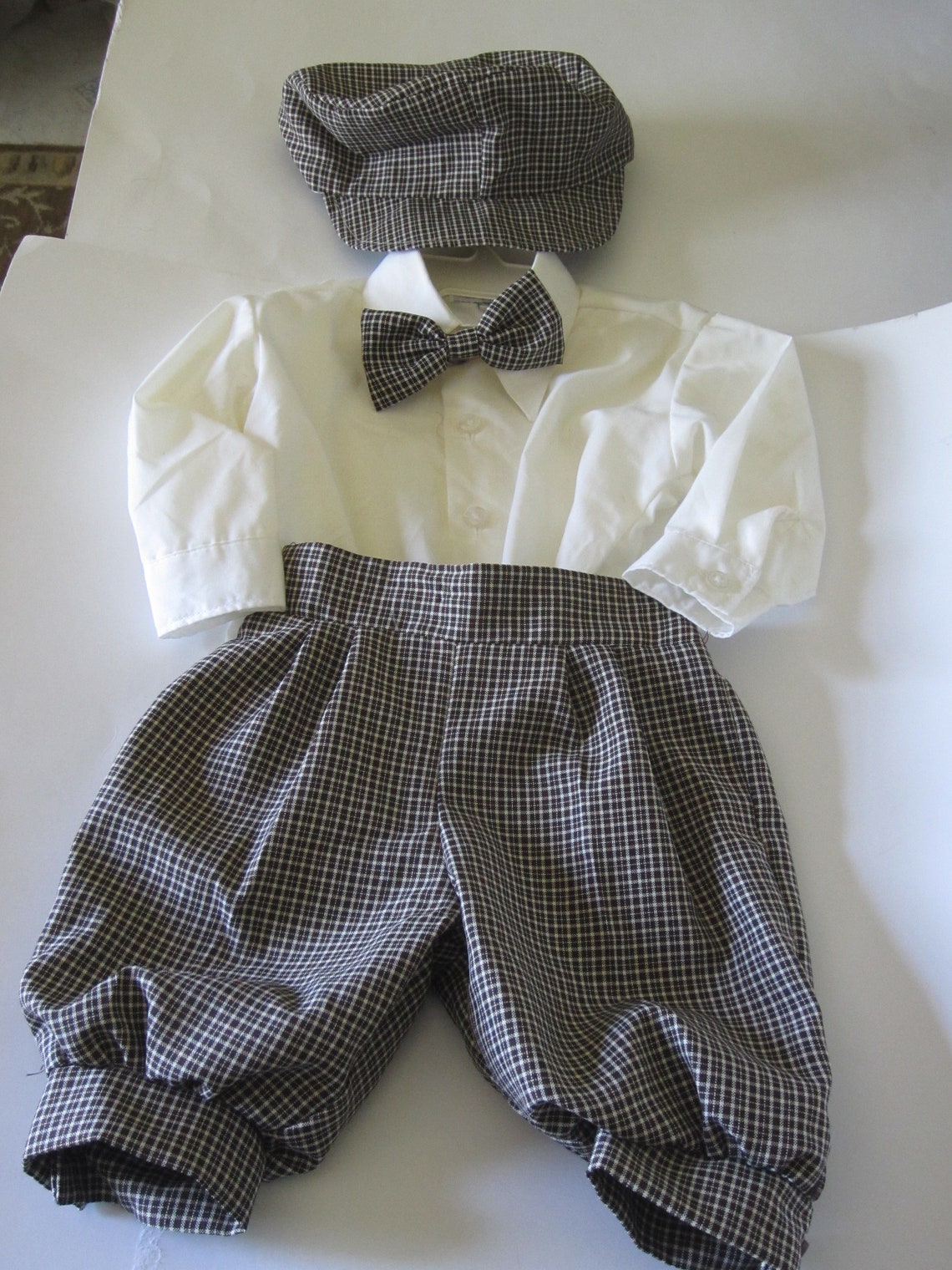 Toddler Boy Knickers Outfit Toddler Newsboy With Matching Cap Etsy