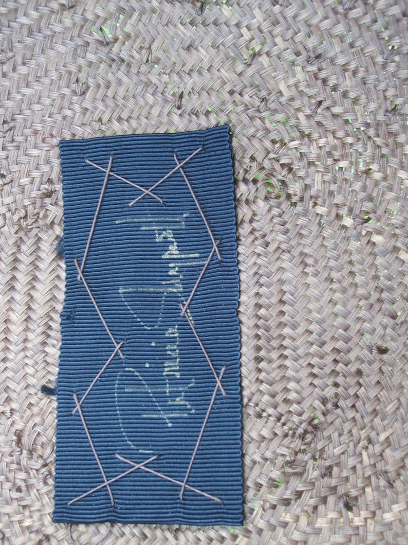 Artist Deigned And Signed Finest Weave Straw Hat