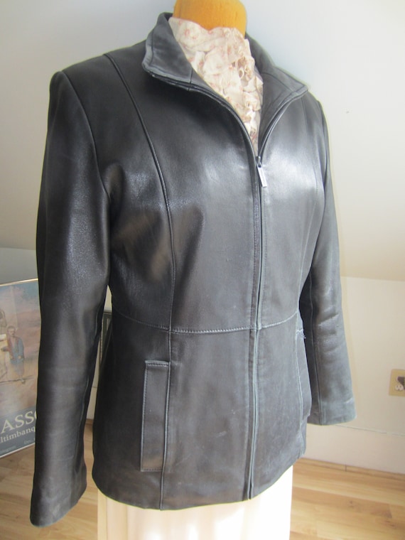 Calvin klein lambskin leather jacket sale