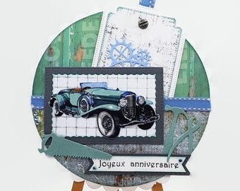 Carte Anniversaire Homme Carte Anniversaire Homme Fait Main Etsy France