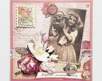 Carte D Anniversaire Kitch Etsy Carte D Anniversaire Kitch Etsy