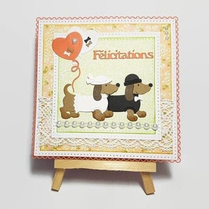 Wedding congratulations card, wedding anniversary card, handmade wedding card, wedding congratulations card, humor card.
