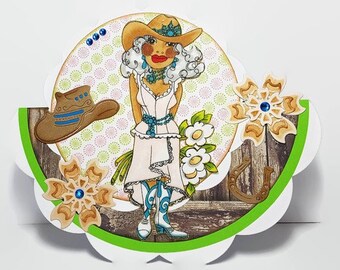 Cowboy Greetings Etsy