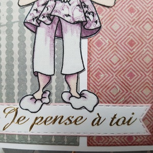 Carte de rétablissement, carte prompt rétablissement, carte pour malade, carte bon rétablissement, carte de rétablissement faite main. image 4