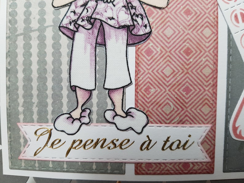 Carte de rétablissement, carte prompt rétablissement, carte pour malade, carte bon rétablissement, carte de rétablissement faite main. image 4