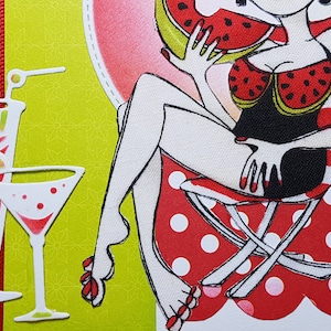 Carte retraite femme, carte bonne retraite femme, carte départ à la retraite, carte heureuse retraite, carte fête des mères fait main. image 7
