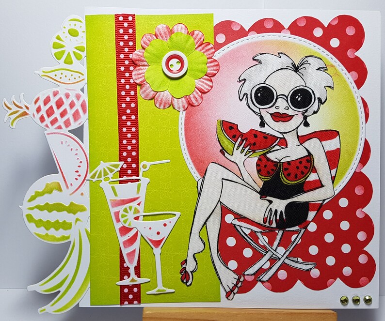 Carte retraite femme, carte bonne retraite femme, carte départ à la retraite, carte heureuse retraite, carte fête des mères fait main. image 9