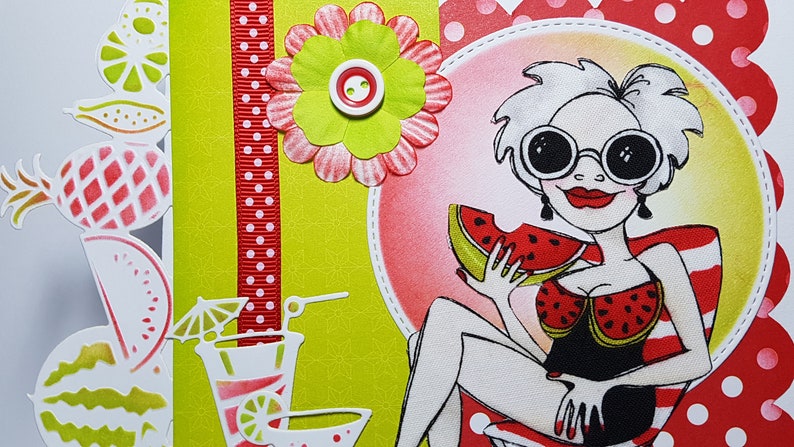 Carte retraite femme, carte bonne retraite femme, carte départ à la retraite, carte heureuse retraite, carte fête des mères fait main. image 6