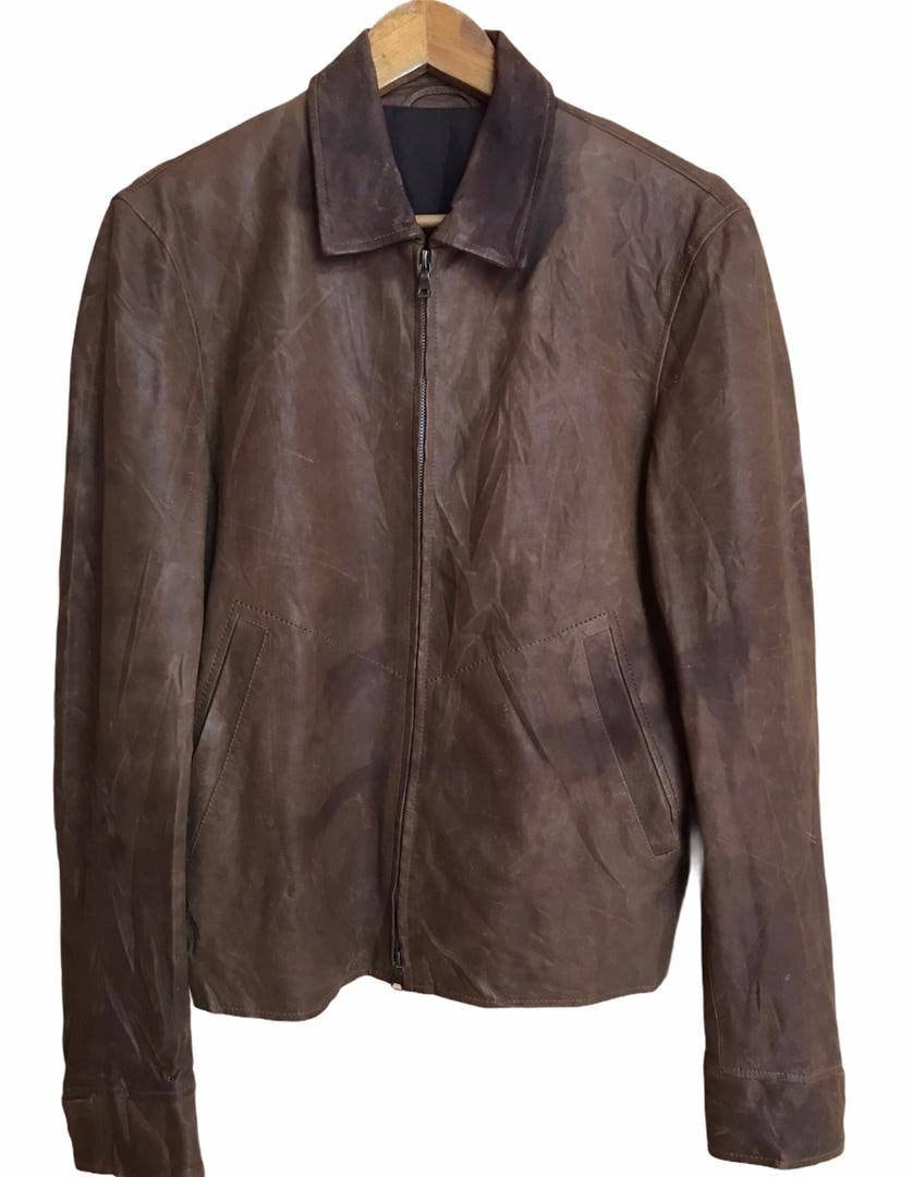 RARE Jil Sander Raf Simon Leather Jacket Zipper up Biker - Etsy RARE Jil Sander Raf Simon Leather Jacket Zipper up Biker - Etsy