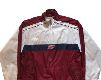 ZELDZAME Vintage jaren '90 Nike OG Windbreaker Jacket groot formaat gemaakt in Maleisië