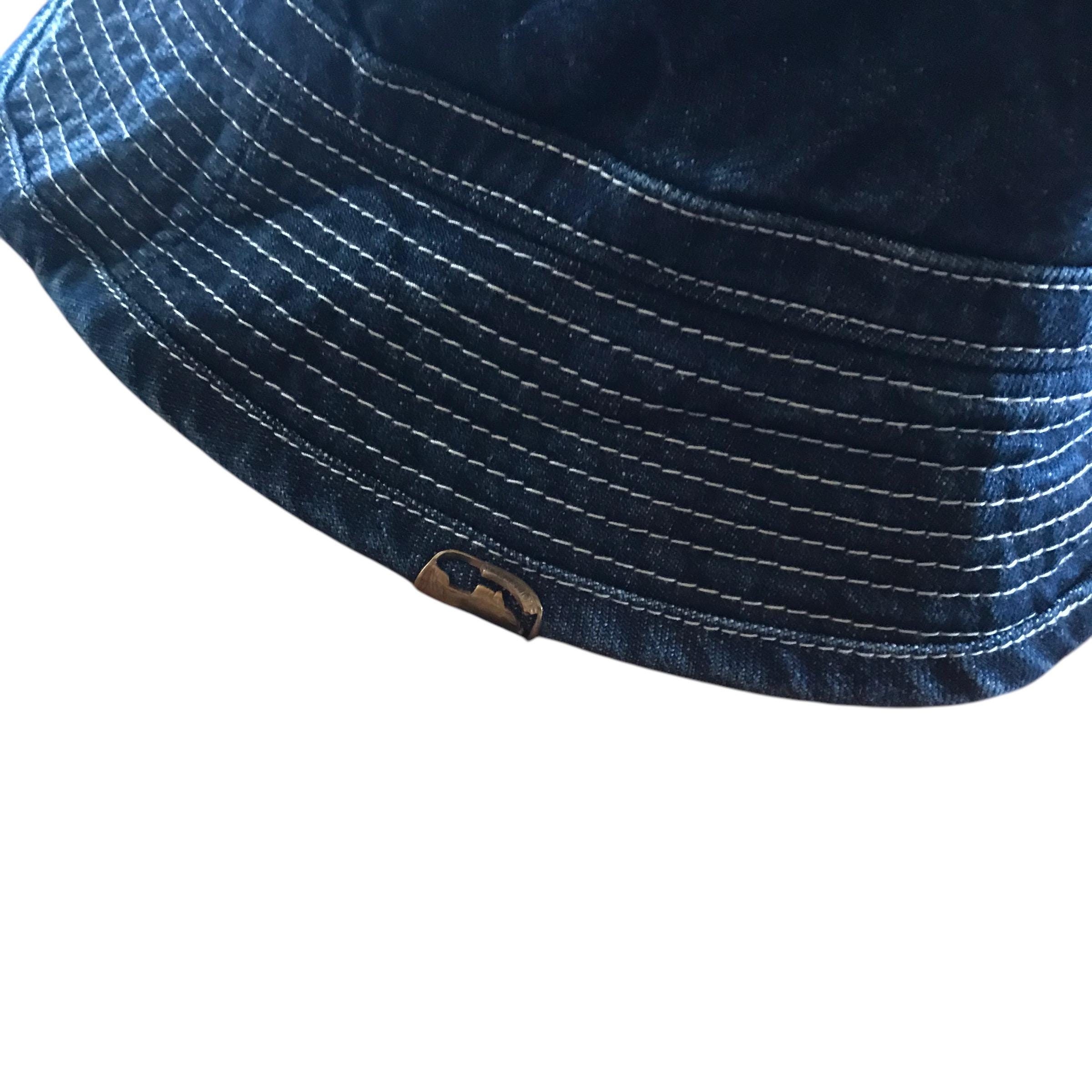 CA4LA Distressed Denim Bucket Hat Made in Japan Indigo Kapital If