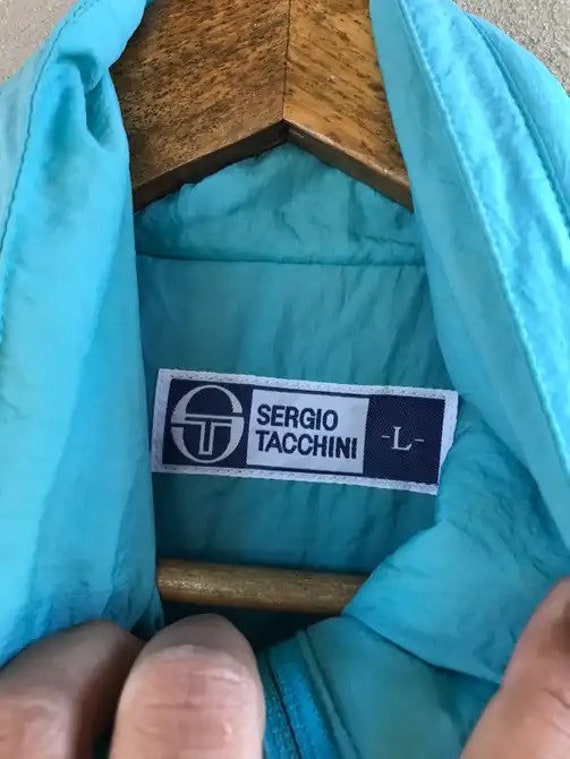 RARE Vintage Sergio Tacchini Spellout big logo Ja… - image 7