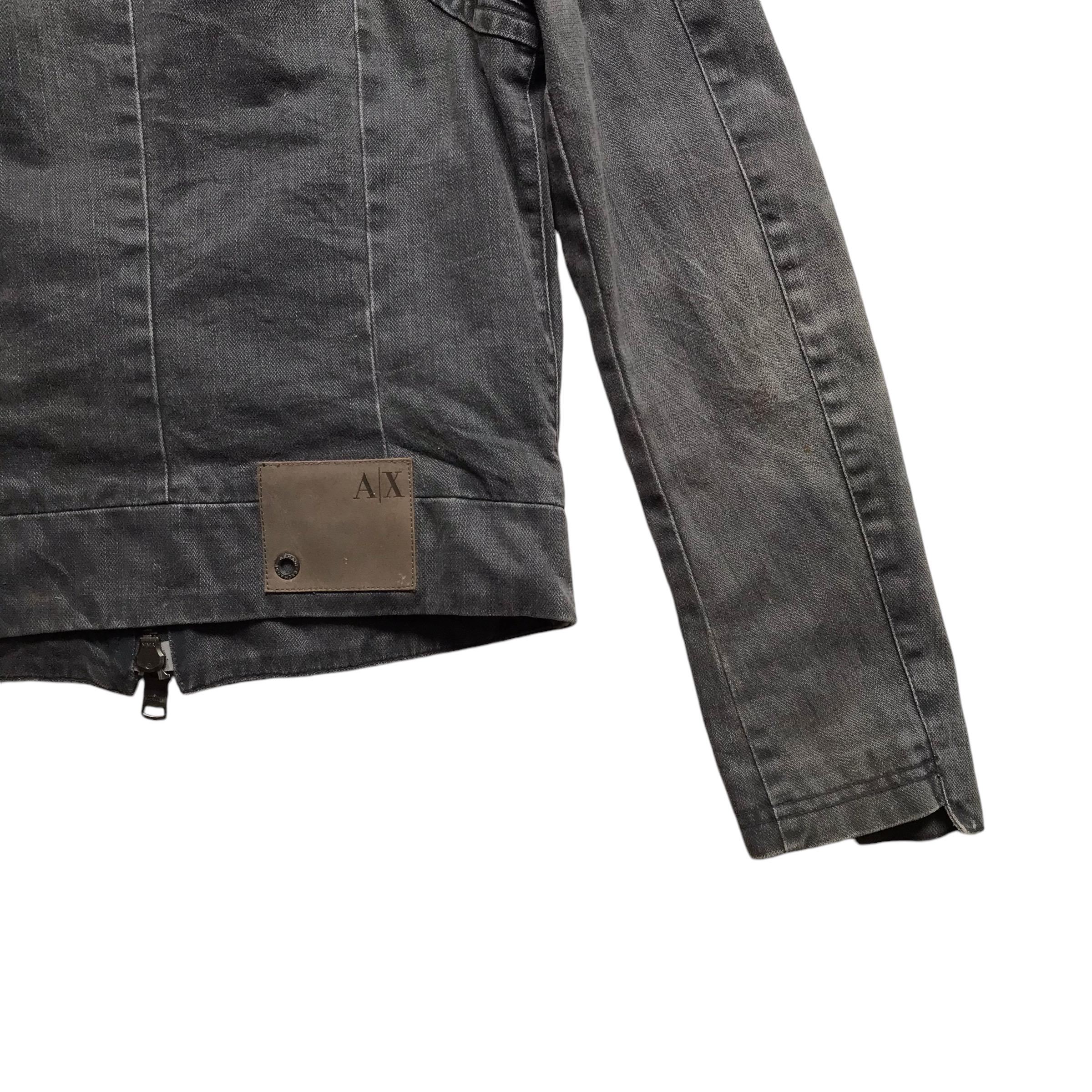 Vintage Armani Exchange Racing Biker Denim Jacket Xsmall Size - Etsy