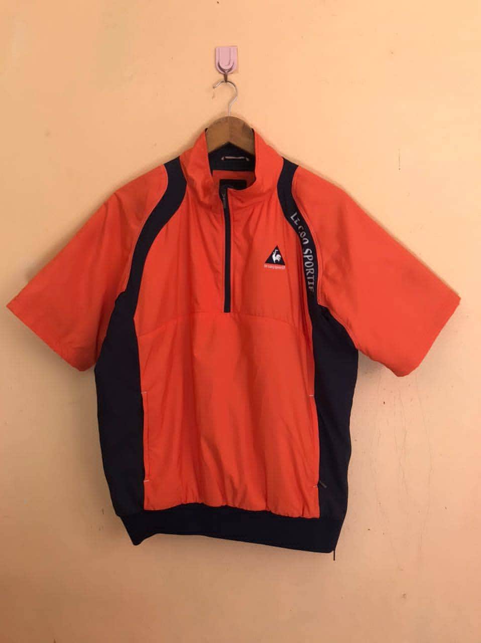 【Le coq sportif】 Le Ice Short Sleeve Piste /追跡付 Le Coq Sportif Half Zip Jacket Short Sleeve - Etsy