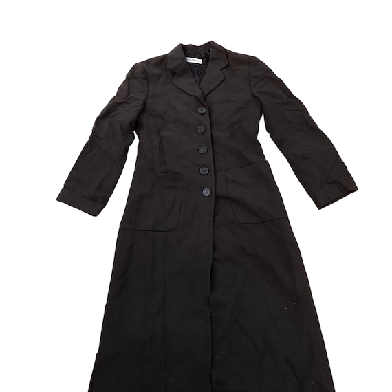 ジャケット・アウター 80s - 90s EMPORIO ARMANI Super Long Coat RARE Vintage Emporio Armani Women Long Jacket Made in Italy - Etsy