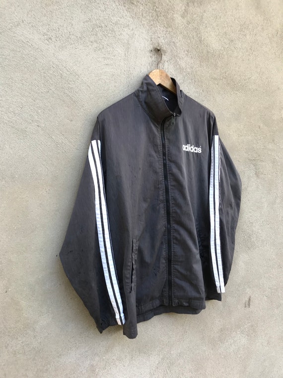 RARE Vintage 90s Adidas Three Striped Jacket - Etsy