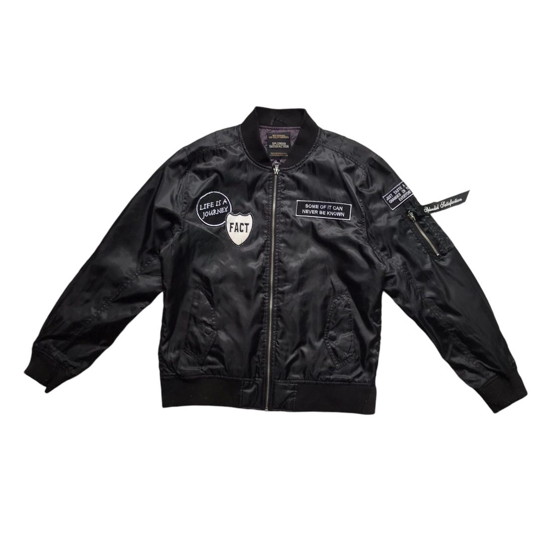 Vintage Splendid Satisfaction Bomber Ma1 Flight Jacket - Etsy