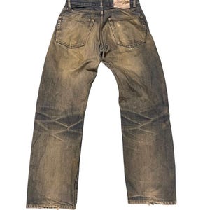 Distressed Denim Ined By Yohji Yamamoto Denim Pant image 6
