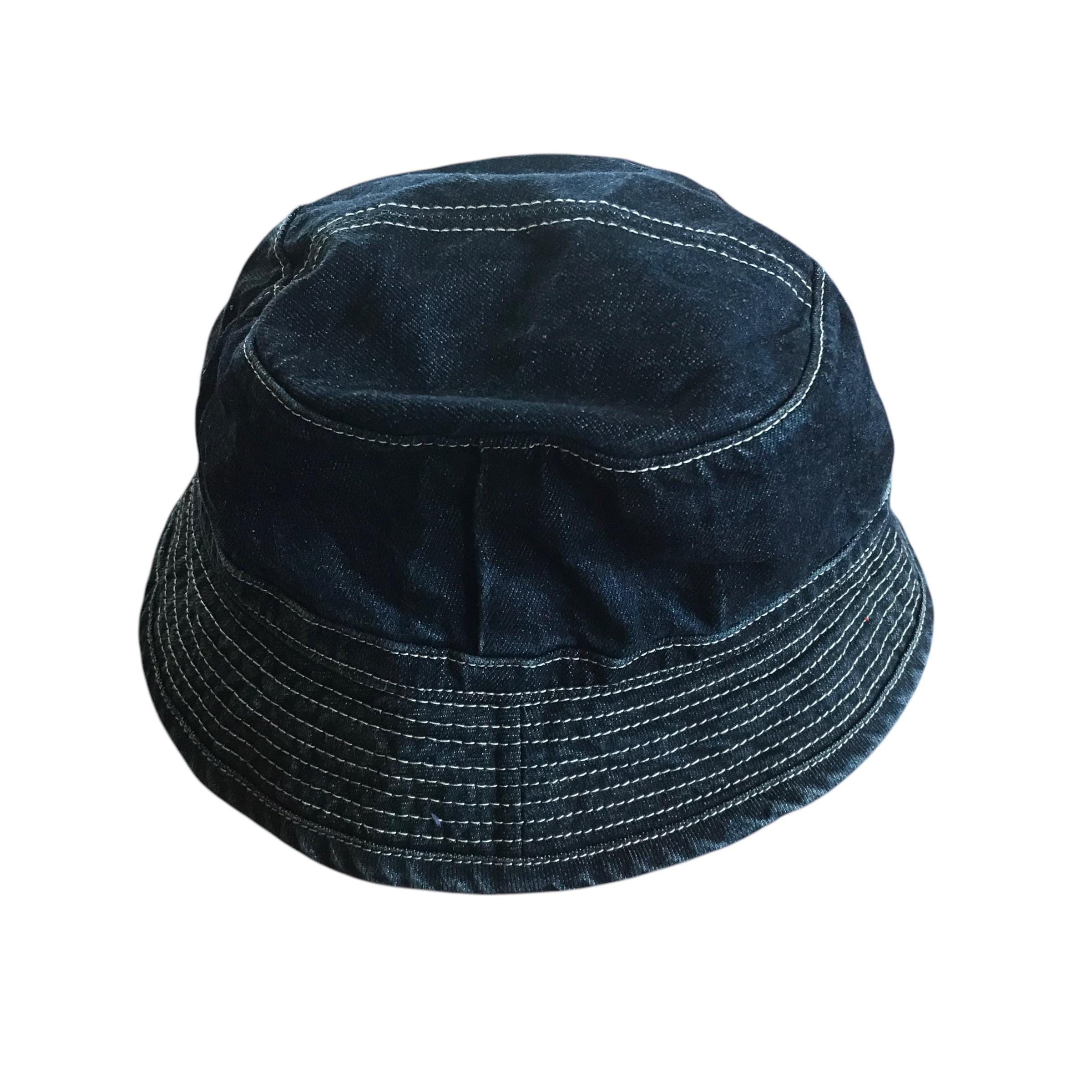 CA4LA Distressed Denim Bucket Hat Made in Japan Indigo Kapital If