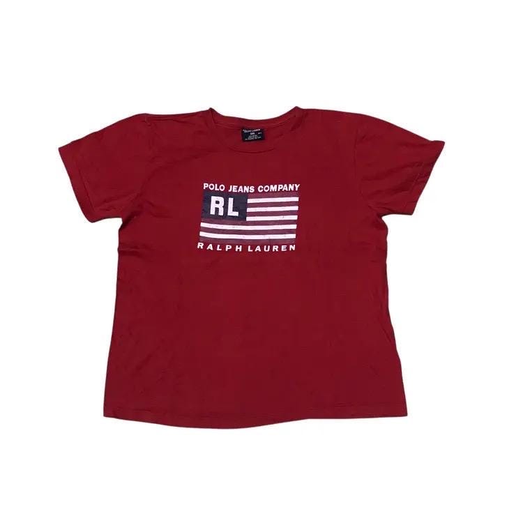 メンズウェア PALPH LAUREN POLO JEANS CO. Polo Jeans Co Ralph Lauren Flag Usa - Etsy