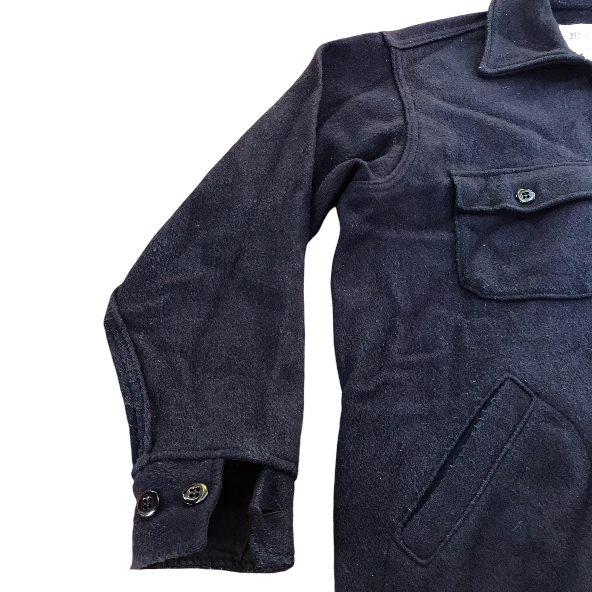RARE Vintage Melton Worker Wool Jacket Made in Usa - Etsy