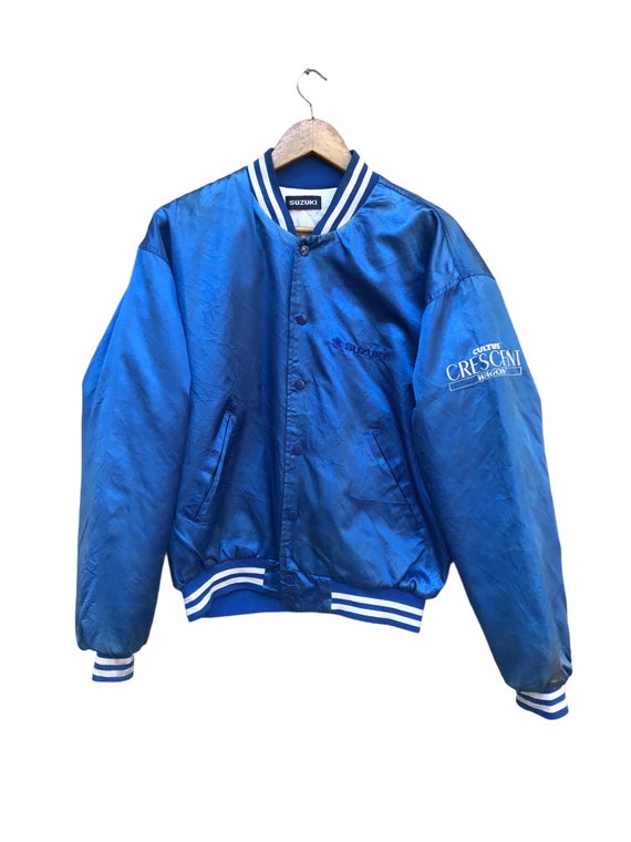RARE Vintage Suzuki Varsity Style Jacket Racing Team / Large Size