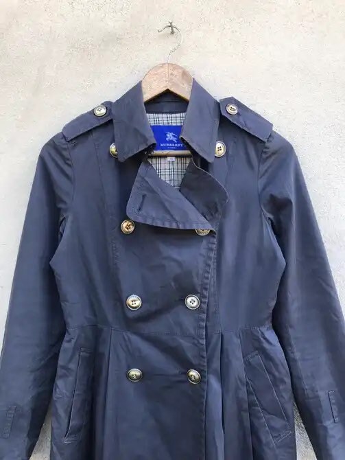 RARE Vintage Burberry Blue Label Women Trench Coat Jacket - Etsy