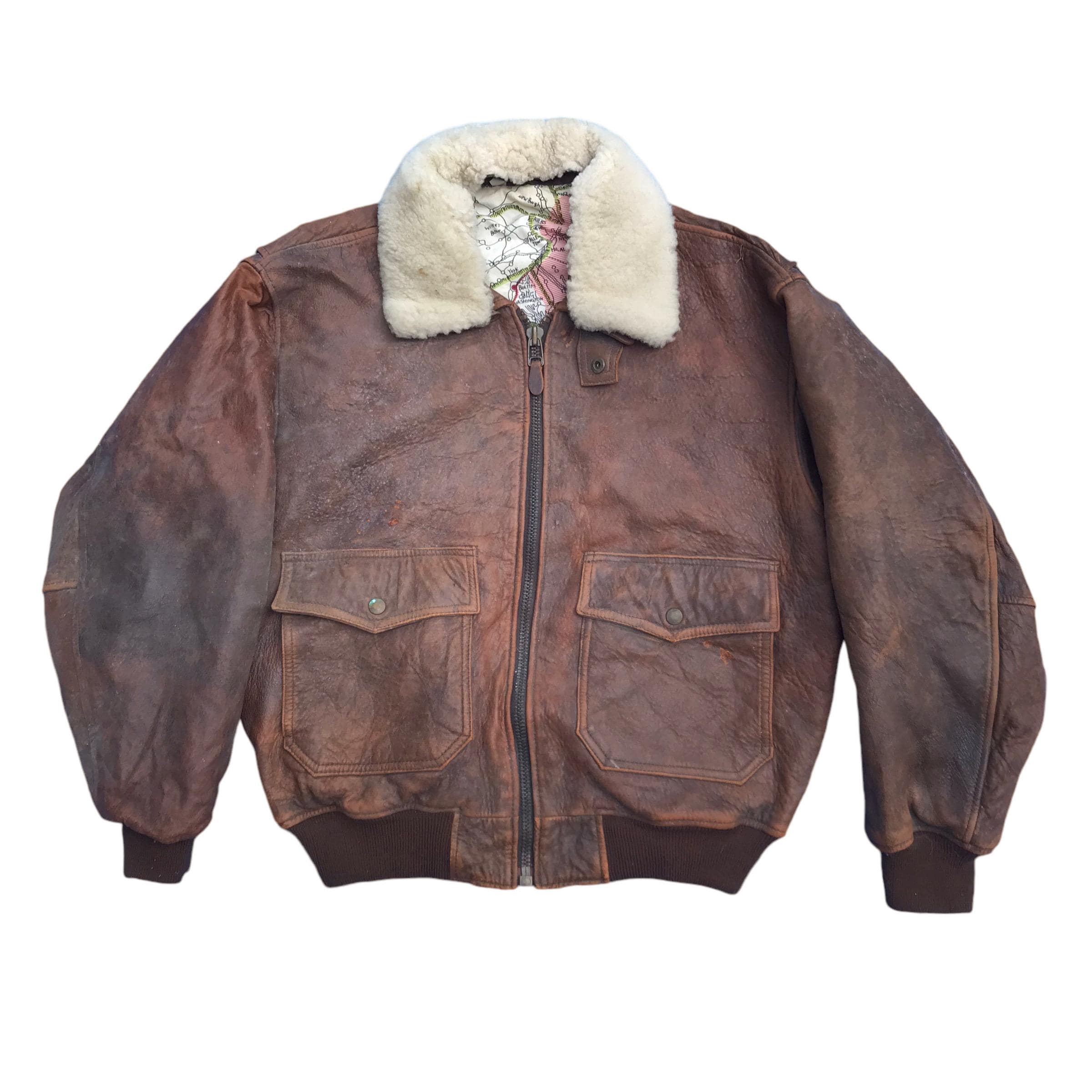 ロボ アビレックス フェイクファー ジャケット スタイル WW II レザー 