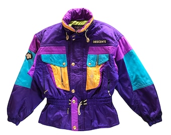 Vintage Descente ski Racing Jacket Multicolors