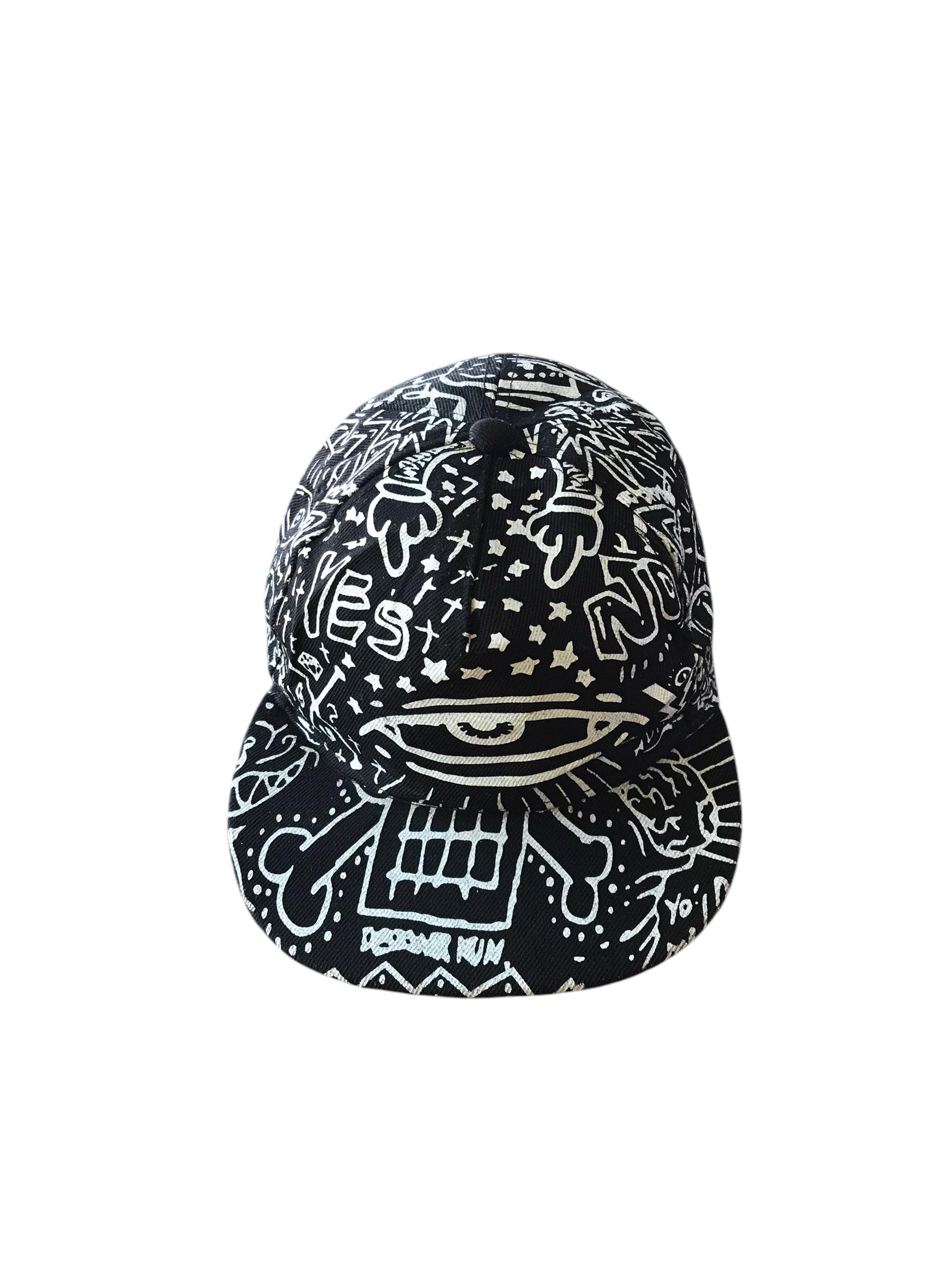 Brand New Playboy Black and White Canvas Bucket Hat Playboy Bunny Bucket Sun Hat Adult One Size Blue Green  main image 3