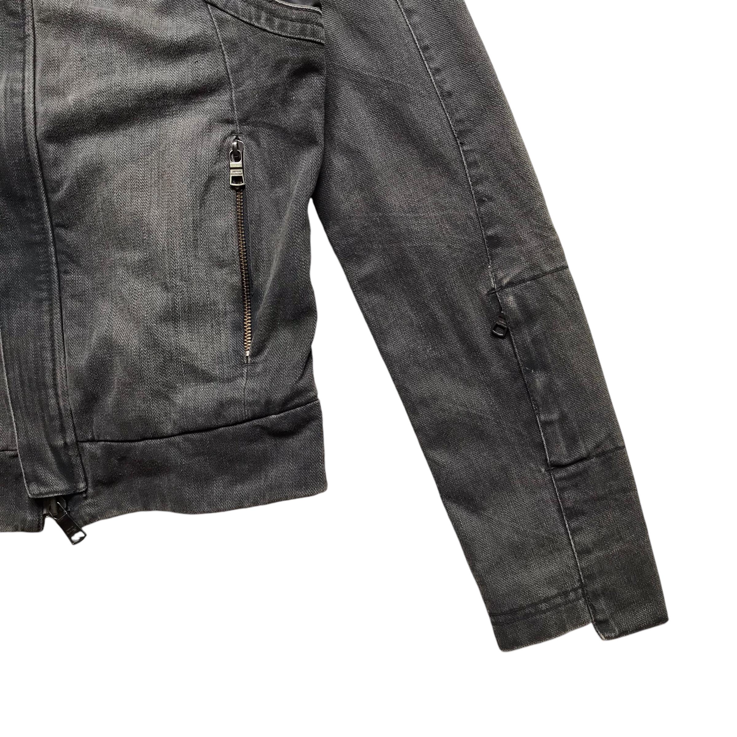 Vintage Armani Exchange Racing Biker Denim Jacket Xsmall Size - Etsy
