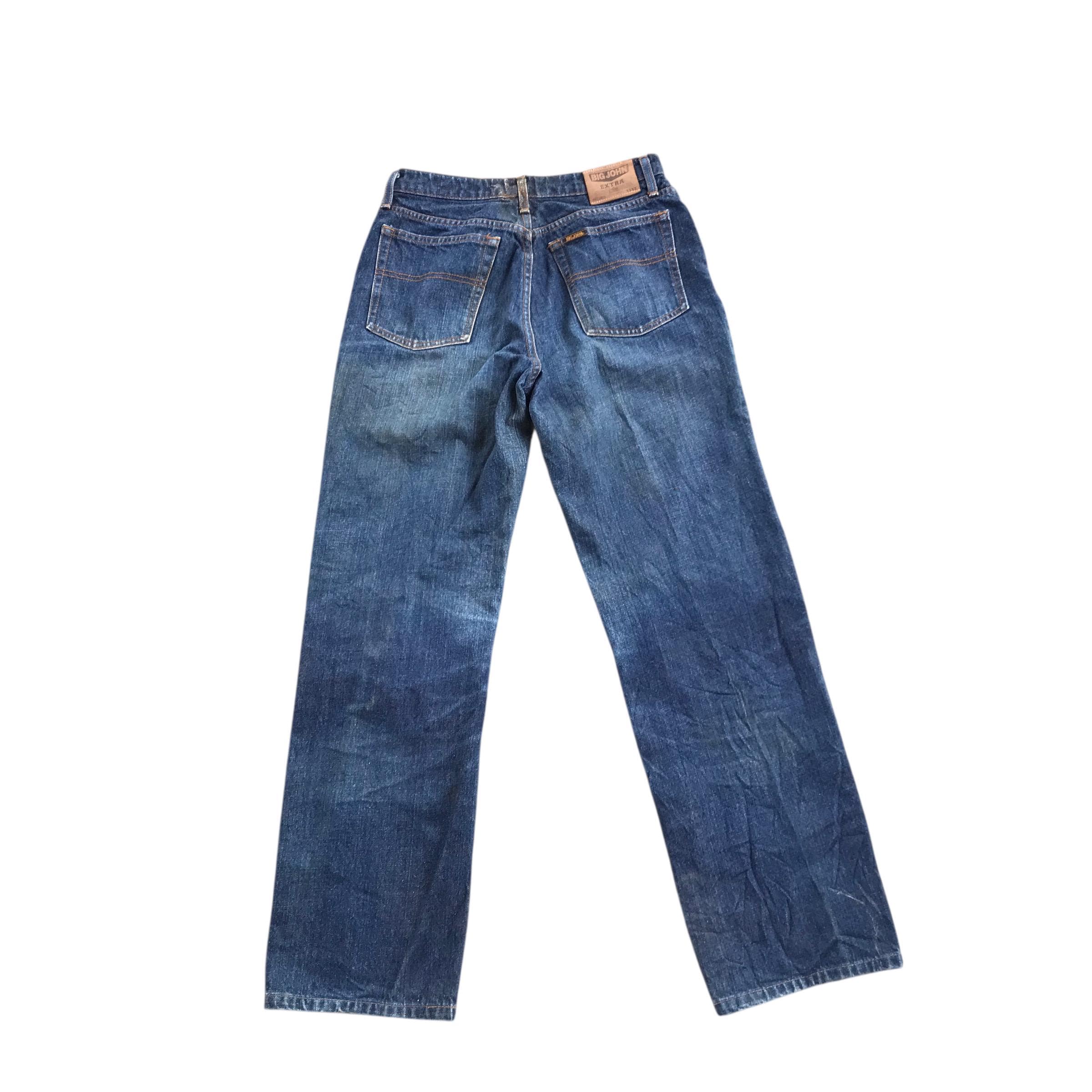 70s BIGJOHN デニムオーバーオール w34 TARONジップ Vintage 70s Big John Denim Zipper Talon-size 27 - Etsy