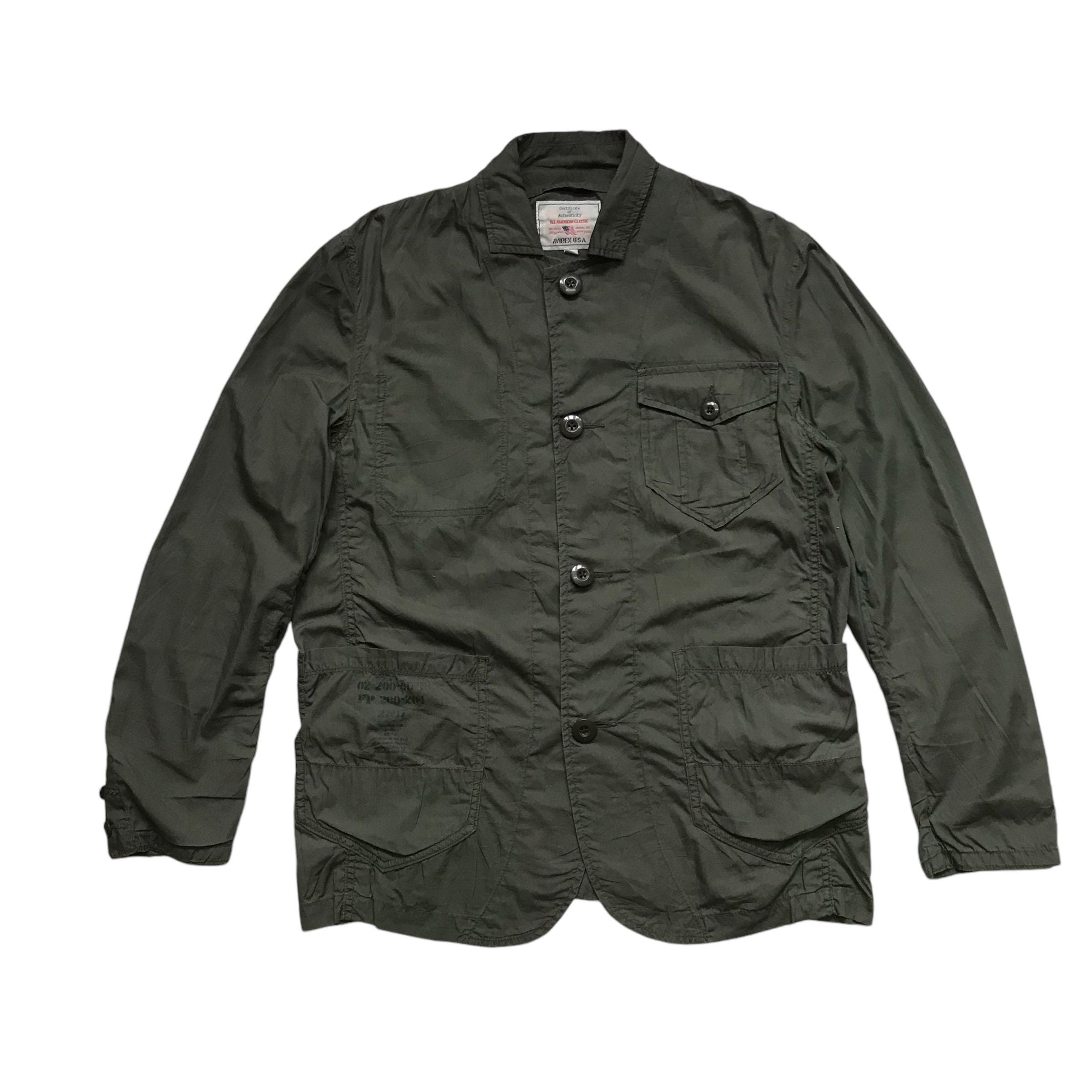 ジャケット・アウター AVIREX Military Field Jacket 90s Vintage 90s Avirex Military Workers Jacket Usn Usaf Schott B3 - Etsy
