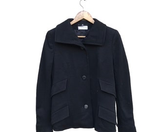 CHINA WOOL GIVENCHY 90's ジャケット・アウター JACKET FWRD | Black in Jacket Varsity Leather & Wool Givenchy ジャケット・アウター