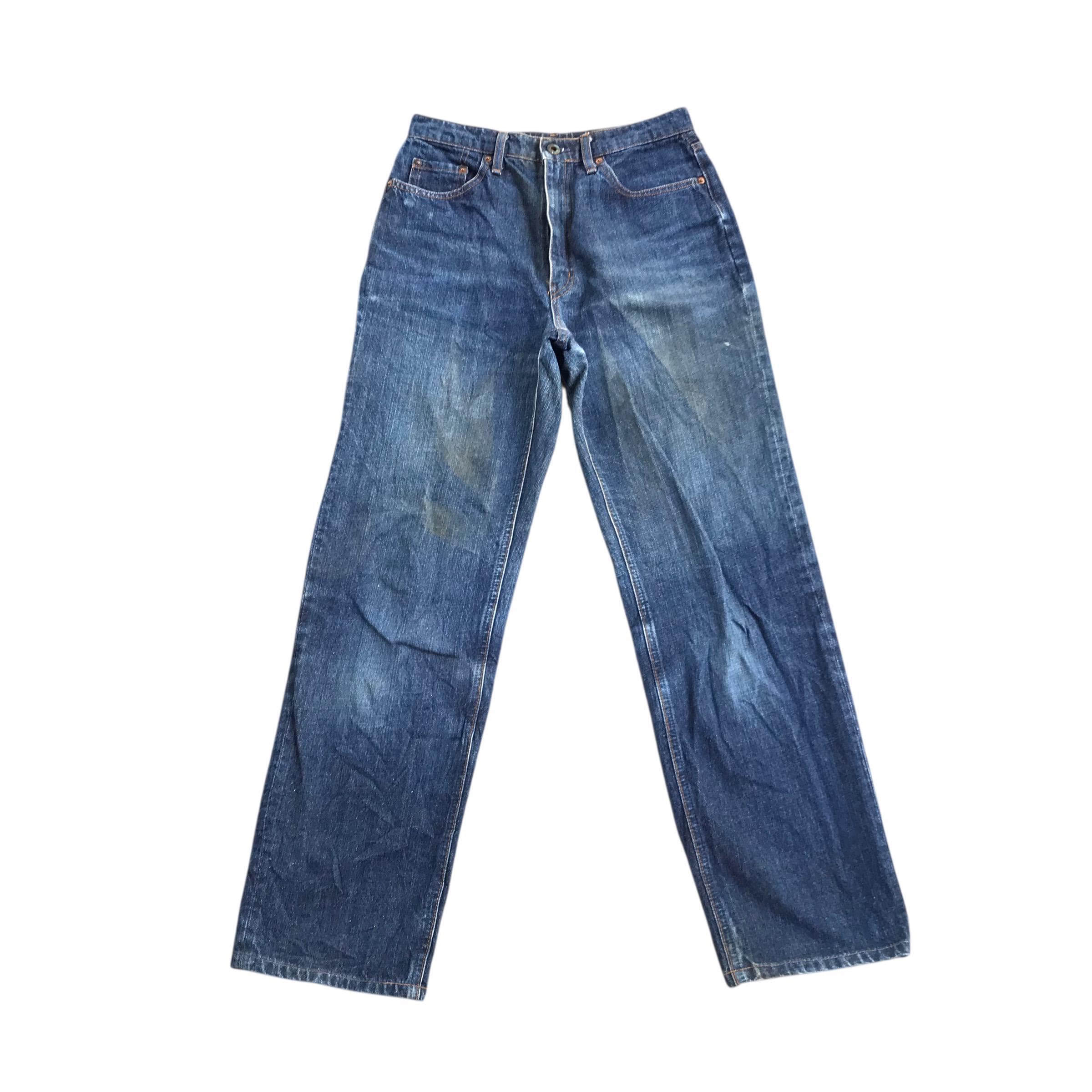 70s BIGJOHN デニムオーバーオール w34 TARONジップ Vintage 70s Big John Denim Zipper Talon-size 27 - Etsy