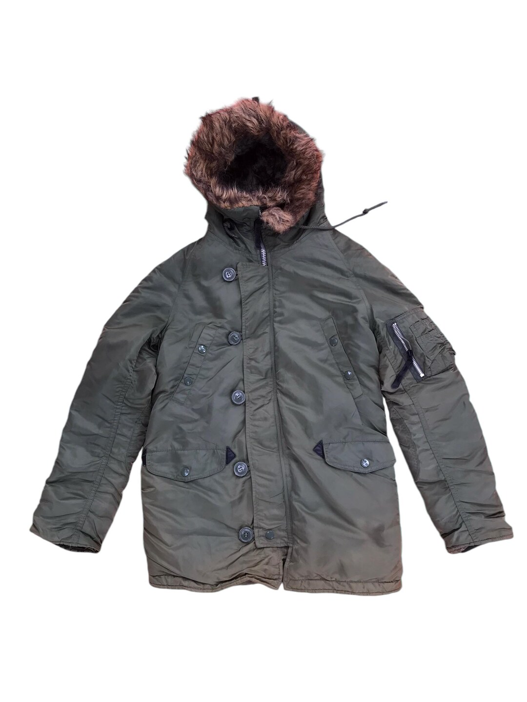 RARE Vintage Alpha Industries Parka Winter Jacket Type N3b - Etsy