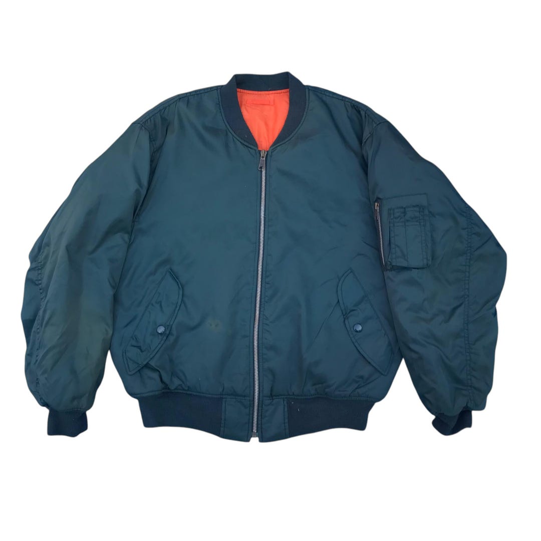 ジャケット・アウター 90s OLD UNIQLO flight bomber jacket MA1 Vintage Uniqlo Flight Bomber Jacket MA1 - Etsy