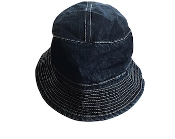 CA4LA Tokyo Japan Navy Blue‎ Velvet Bucket Hat Made in Japan Unisex Streetwear Ca4la bucket hats - Gem main image 2
