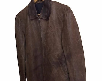 RARE Jil Sander Raf Simon Leather Jacket Zipper up Biker - Etsy RARE Jil Sander Raf Simon Leather Jacket Zipper up Biker - Etsy