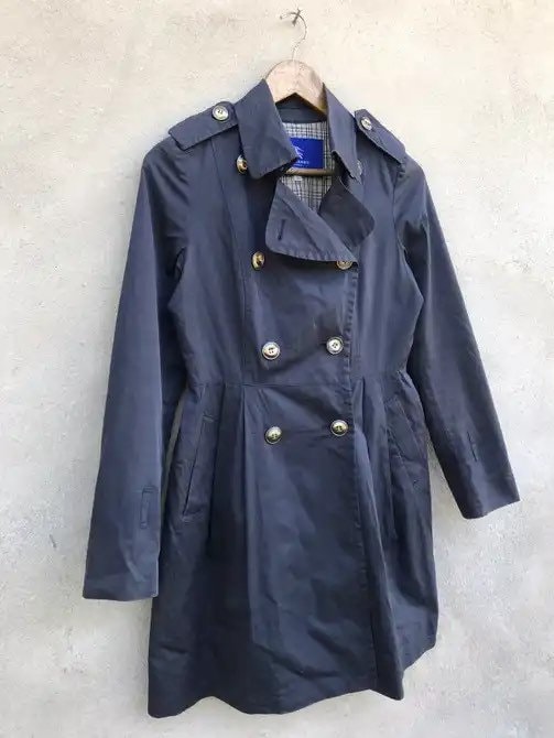 RARE Vintage Burberry Blue Label Women Trench Coat Jacket - Etsy