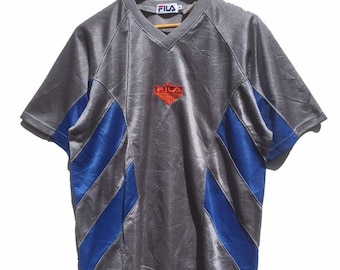 Camiseta Fila Record vintage con bloques de color