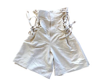 Zeldzame jaren 90 ISSEY MIYAKE hoge taille corset broek rok Rei Kawakubu