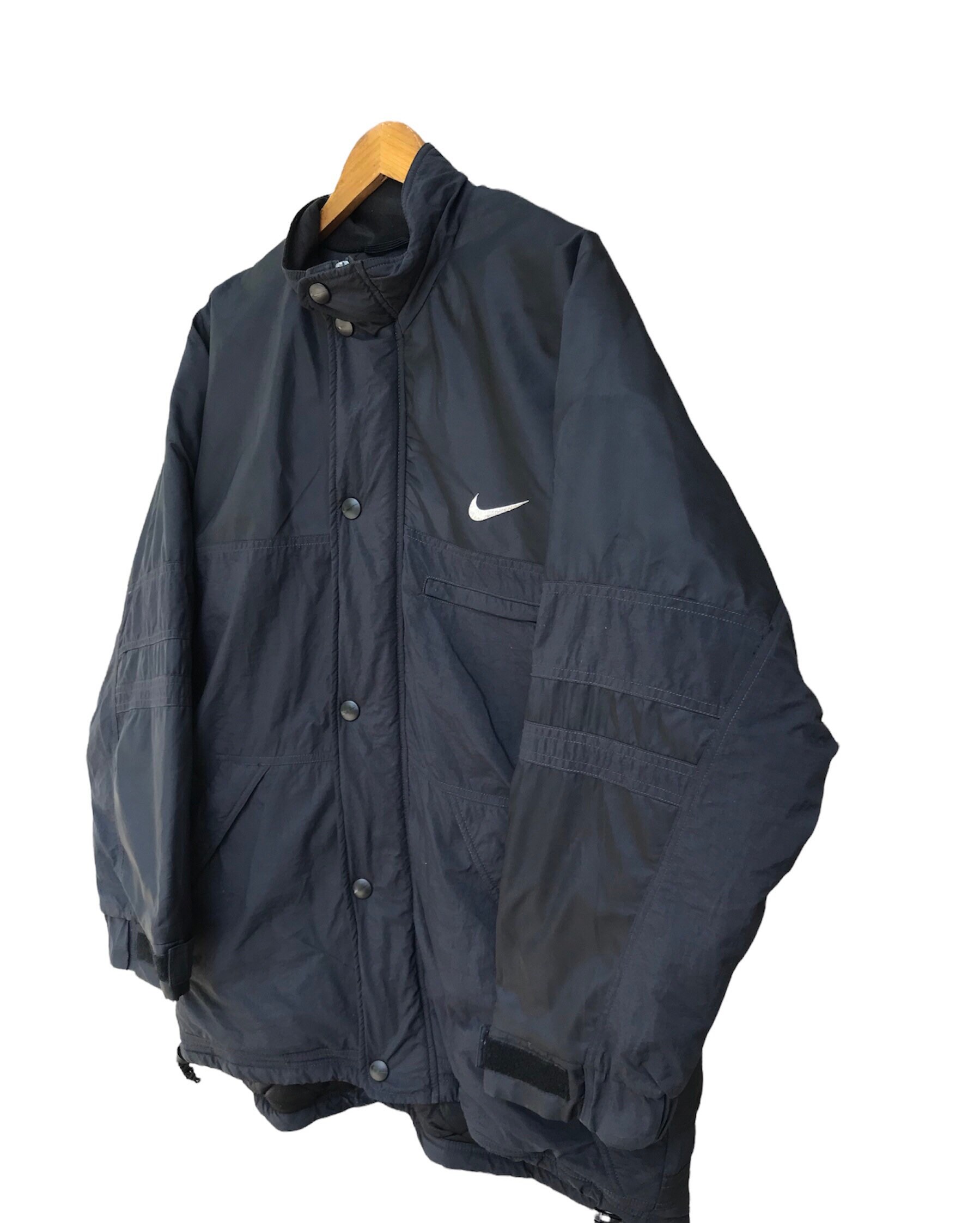 Nike フード付きジャケット ヴィンテージ　90s Rare NIKE 80s 90s Vintage Trainingsjacke Track Jacket -there