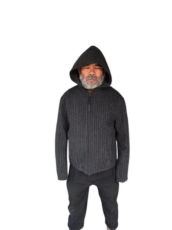 Armani Exchange, Armani Exchange Wool Hoodie Jacket