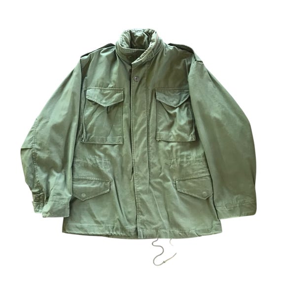 ジャケット・アウター AVIREX Military Field Jacket 90s Vintage US Army Green Jacket Man Field Jacket Usn Avirex Alpha
