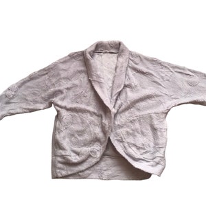 Tsumori Chisato by issey miyake japanese brand women fleece cardigan sleep
